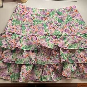 Shein Floral Mini Skirt